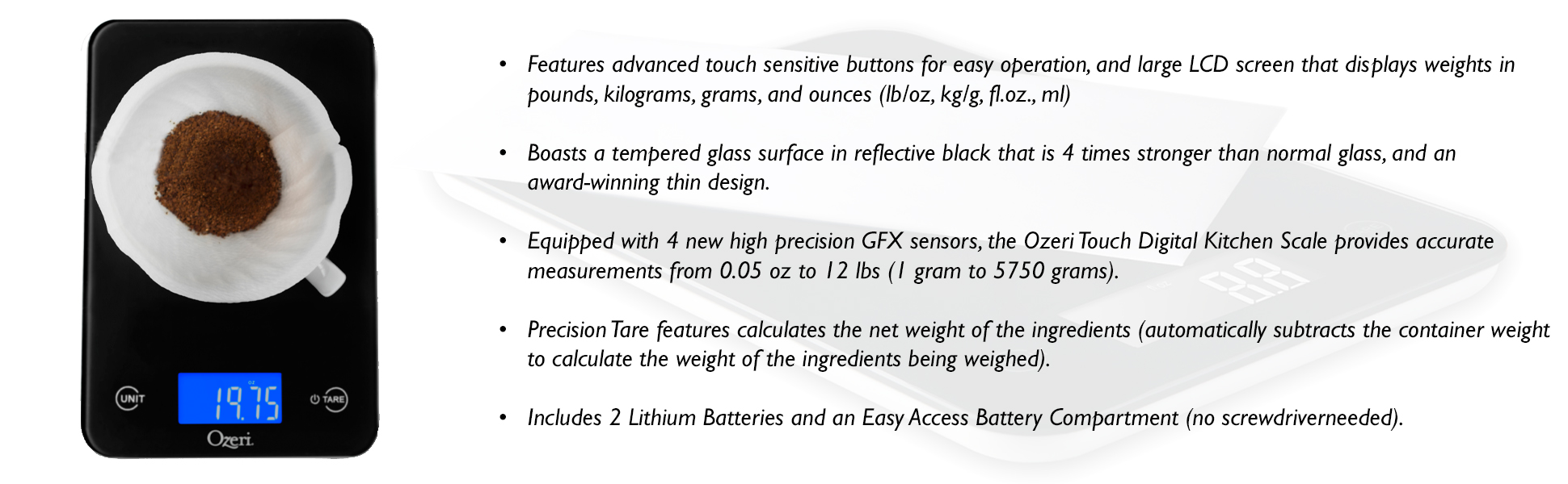 Ozeri Professional Series Ceramic  Pan, Hand Cast and Made in Germany