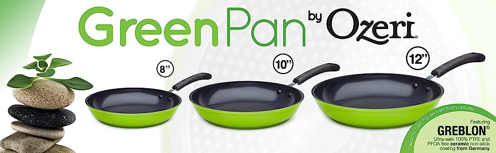 10 Stone Earth Fry Pan by Ozeri, with a 100% APEO & PFOA-Free Nonstick  Coating from Germany, 1 - Kroger