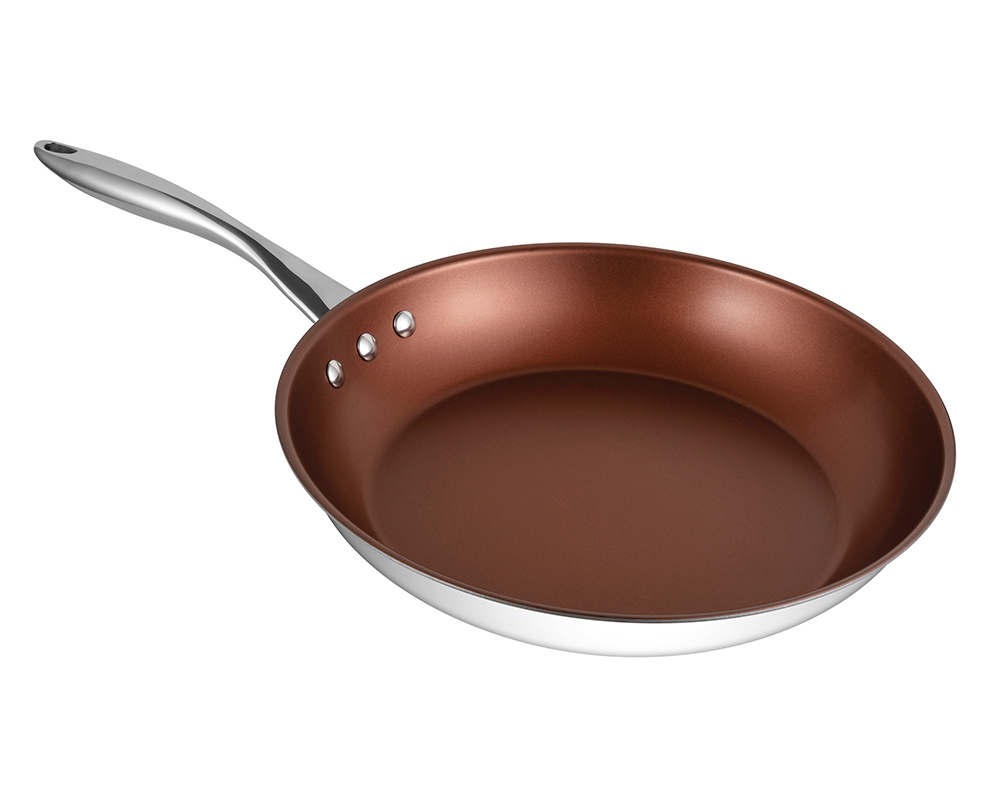 Ozeri.com : 10" Stainless Steel Earth Pan by Ozeri with ETERNA, a 100% Ozeri 10-inch Stainless Steel Pan With Nonstick Coating