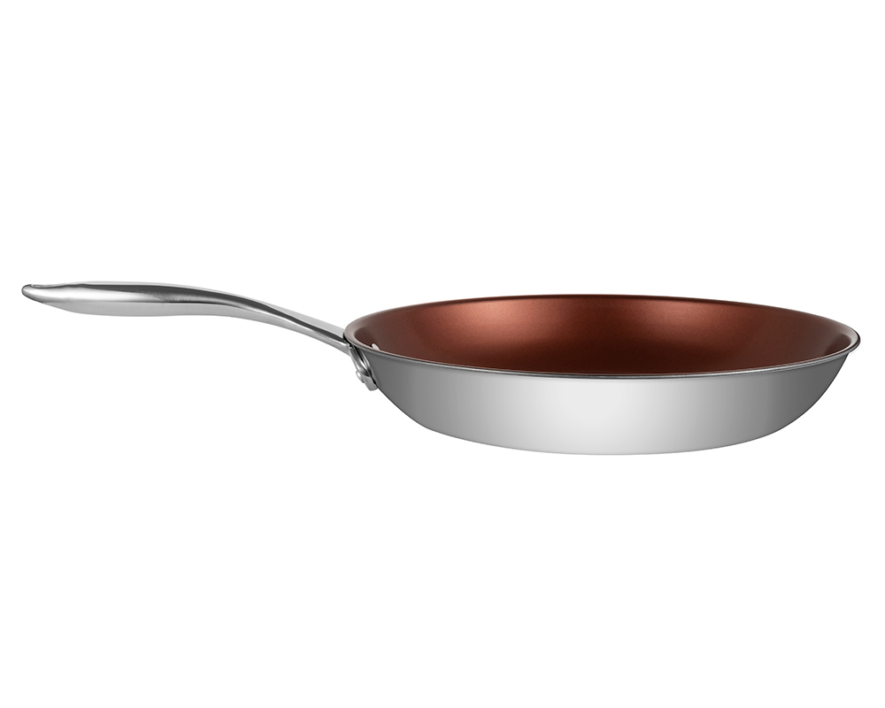 Ozeri.com : 10" Stainless Steel Earth Pan by Ozeri with ETERNA, a 100% Ozeri 10-inch Stainless Steel Pan With Nonstick Coating