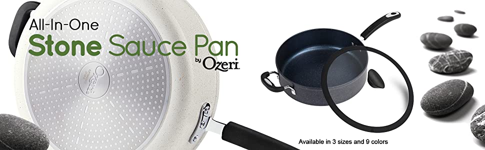 Ozeri Professional Series Ceramic Pan, Hand Cast and Made in Germany